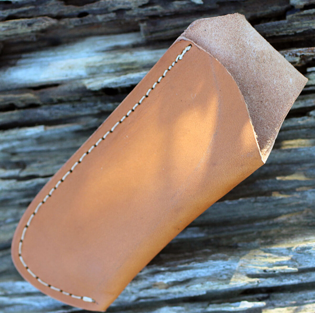 Damascus 1087 Folder, 3" Damascus Plain Blade, Stag Handle - Image 3